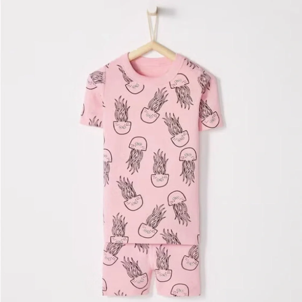 Hanna Andersson Short Johns Boys 3T 90 cm Girls Jellyfish Jam Pajamas Organic